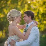 Perfect bridal updo chignon low bun with vail