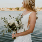 Bridal hair and makeup half up half down Austin, Texas