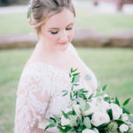 Soft wedding style hair and makeup